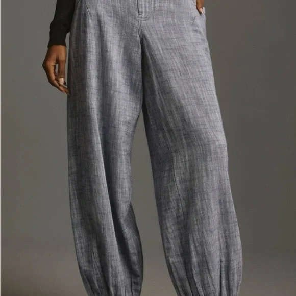 Anthropologie Wide Leg Women's Trousers - Picture 2 of 11